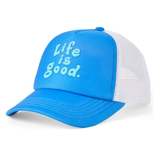Kids Trucker Hat - LIG Vintage Word (Athletic Blue)