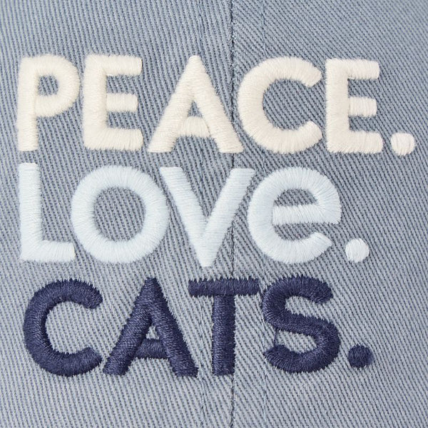 Chill Cap - Peace Love Cats