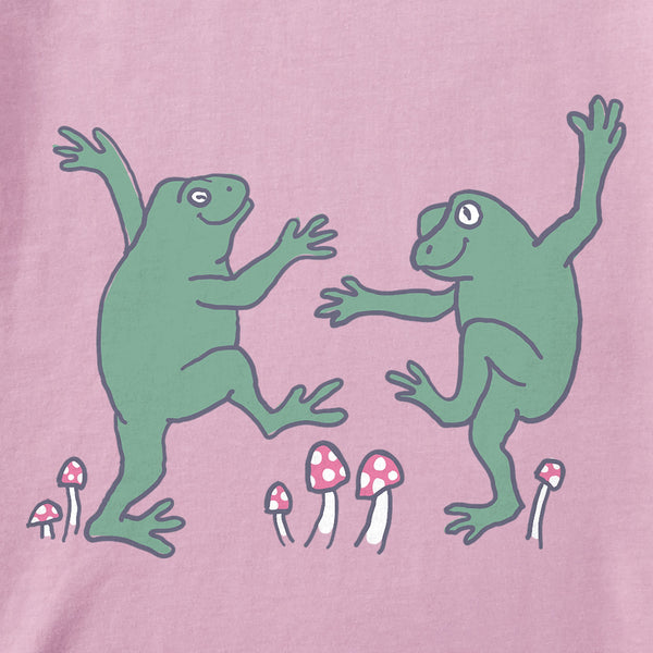 Women's Crusher Boxy Tee - Dancing Frogs