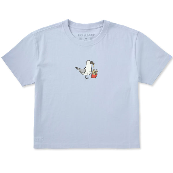 Women's Crusher Boxy Tee - Seagull and Fries