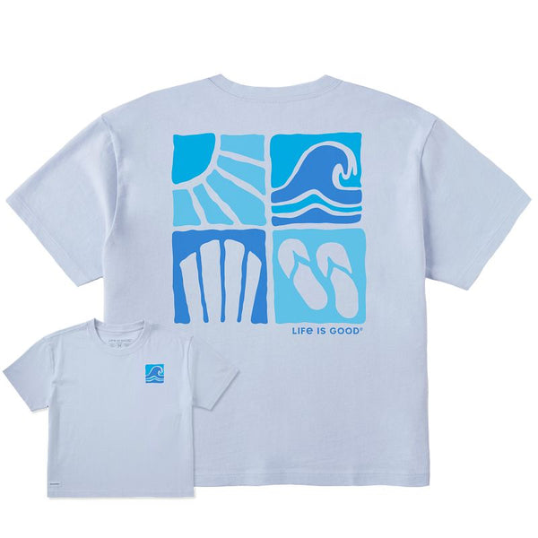 Women's Crusher Boxy Tee - Summer Days