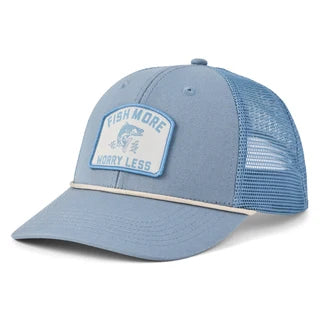Trucker Rope Hat - Fish More Patch