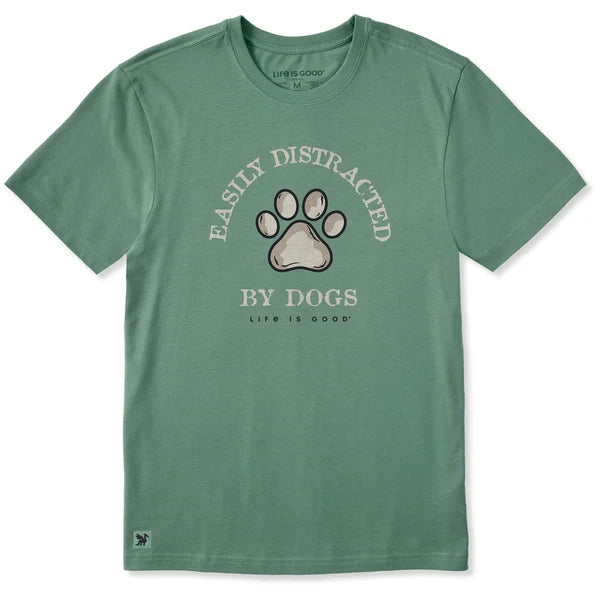 Men's Crusher Tee - Easily Distracted By Dogs