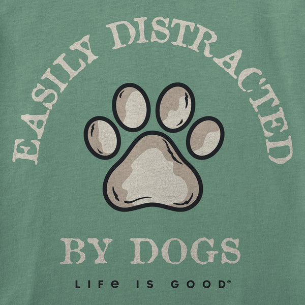 Men's Crusher Tee - Easily Distracted By Dogs