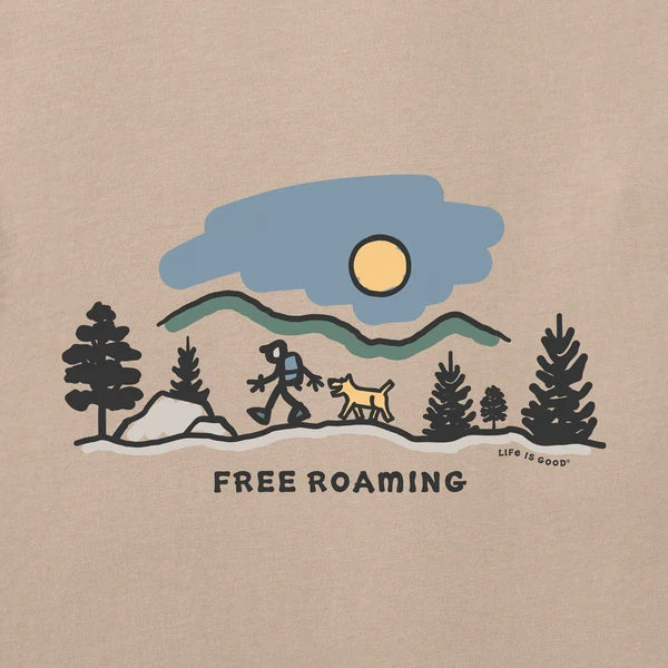 Men's Long Sleeve Crusher Tee - Free Roaming Jake