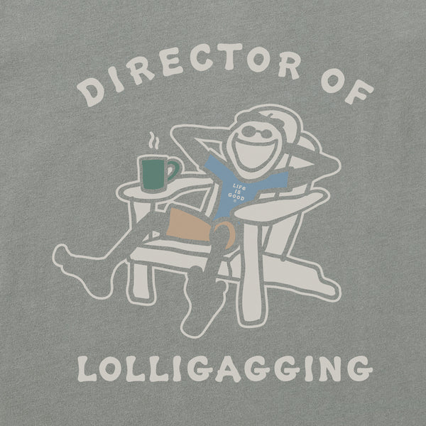 Men's Long Sleeve Crusher Tee - Director of Lolligaggin'