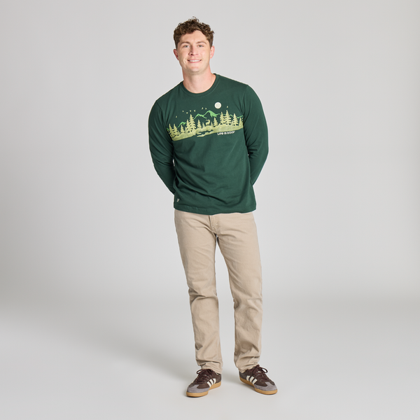 Men's Long Sleeve Crusher - Moose In The Outdoors