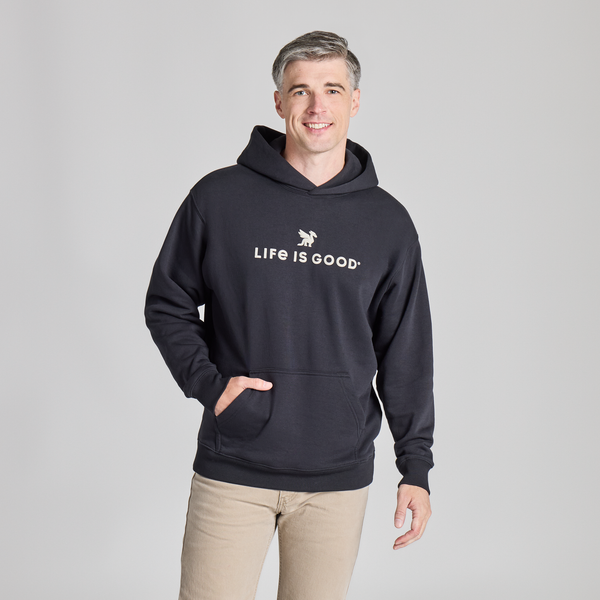 Men's Good Vibes Fleece - Dragon True Black