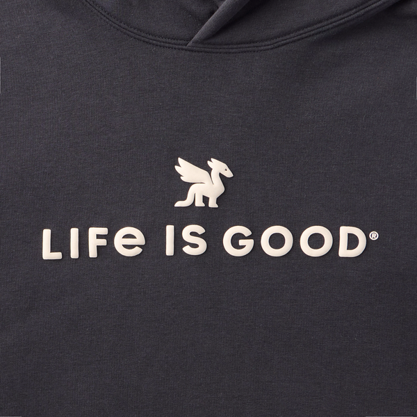 Men's Good Vibes Fleece - Dragon True Black