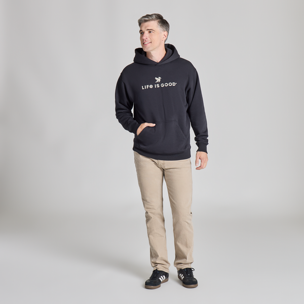 Men's Good Vibes Fleece - Dragon True Black