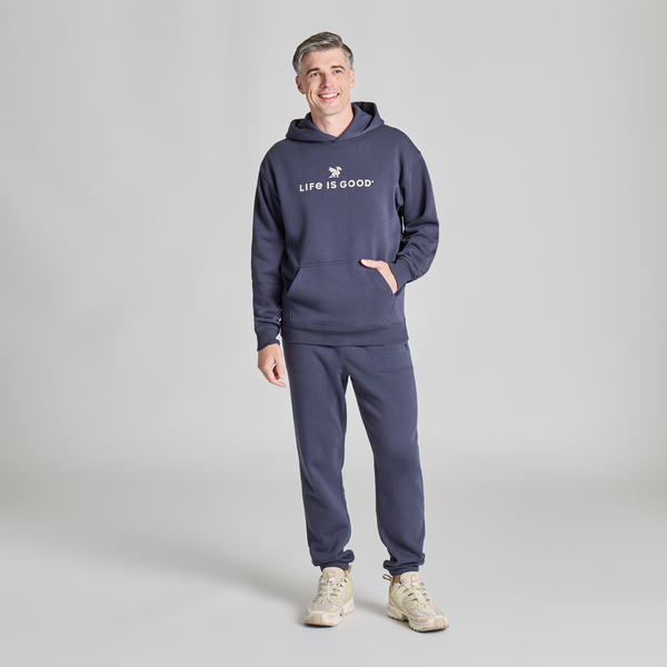 Men's Good Vibes Fleece - Dragon Inkwell Blue