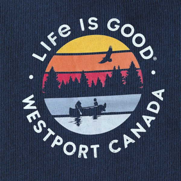 Men's Crusher Tee - Sunset Canoe Westport
