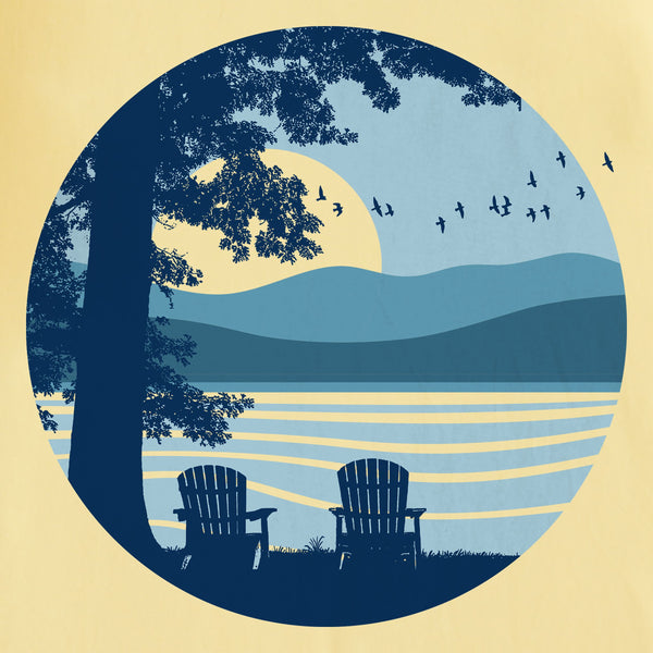 Women's Crusher Tee - Living on the Lake