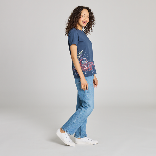 Women's Crusher Tee - Sparkle Christmas