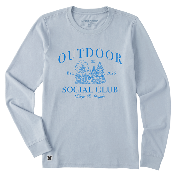 Women's Long Sleeve Crusher Tee - Outdoor Social Club