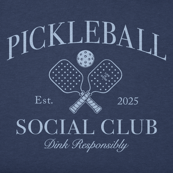 Women's Long Sleeve Crusher Tee - Pickleball Social