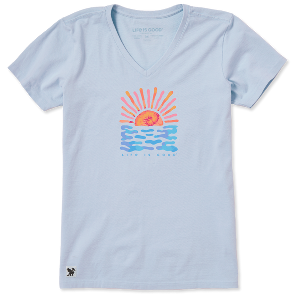 Women's Crusher Vee - Sun Water Tie Dye
