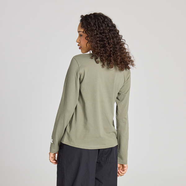 Women's Long Sleeve Crusher Vee - Butterfly Joy