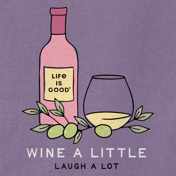 Women's Long Sleeve Crusher-LITE Vee - Wine a Little