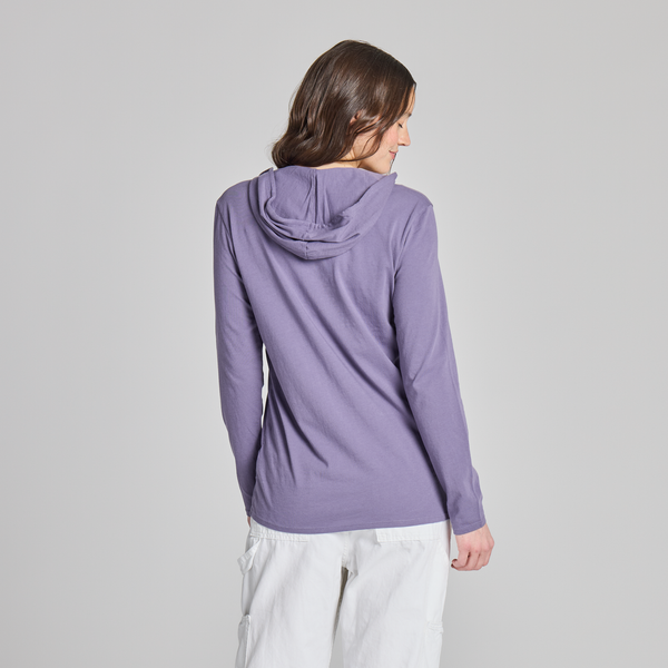Women's Long Sleeve Hooded Crusher LITE Tee - Rally Butterflies