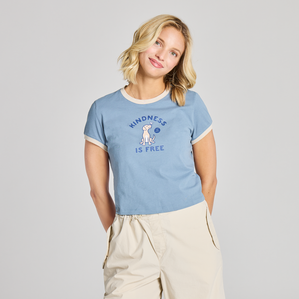 Women's Crusher-LITE Shrunken Tee - Kindness Pup