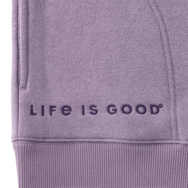 Women's Good Vibes Zip Fleece - Life is Good Dusk Purple