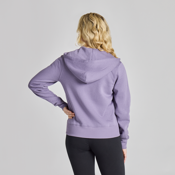 Women's Good Vibes Zip Fleece - Life is Good Dusk Purple