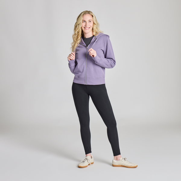 Women's Good Vibes Zip Fleece - Life is Good Dusk Purple