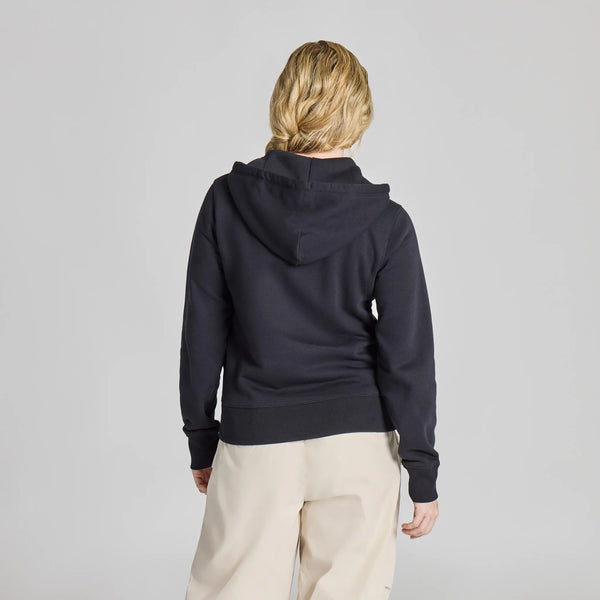 Women's Good Vibes Zip Fleece - Life is Good True Black