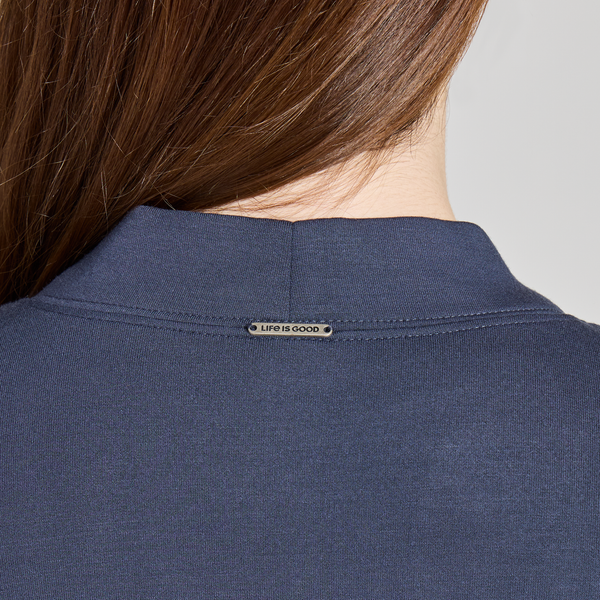 Women's Soft Touch Open Cardigan - Inkwell Blue