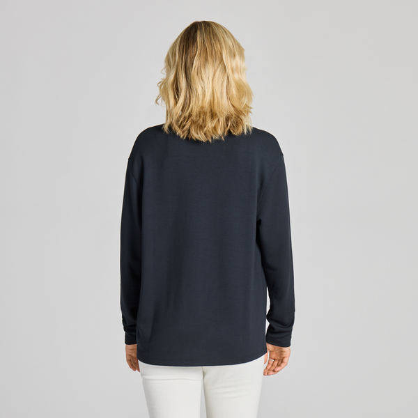 Women's Soft Touch Open Cardigan - Black