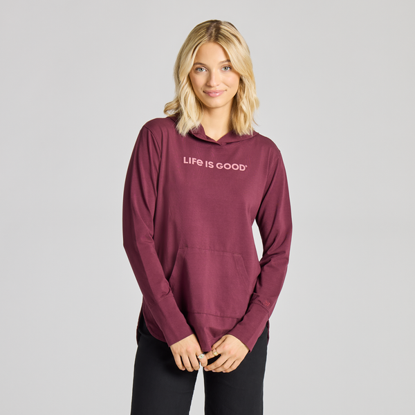 Women's Crusher-Flex Hoodie - LIG Deep Burgandy