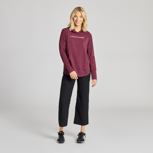 Women's Crusher-Flex Hoodie - LIG Deep Burgandy