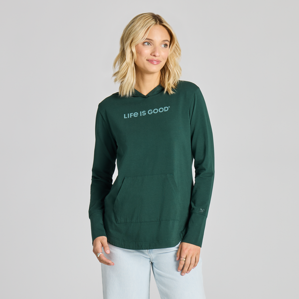 Women's Crusher-Flex Hoodie -  LIG Treeline Green