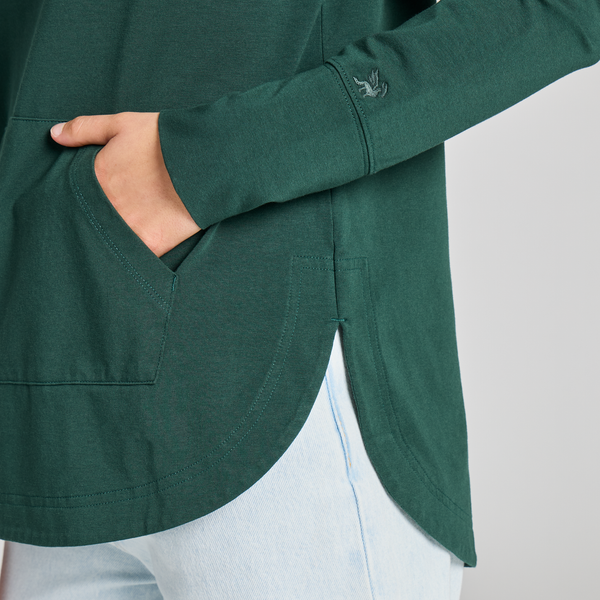 Women's Crusher-Flex Hoodie -  LIG Treeline Green