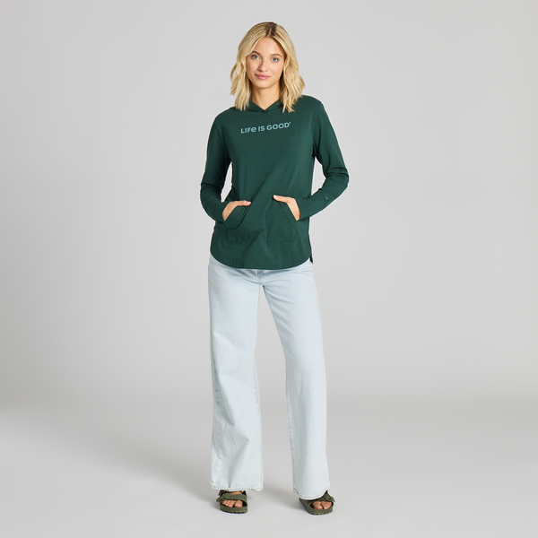 Women's Crusher-Flex Hoodie -  LIG Treeline Green