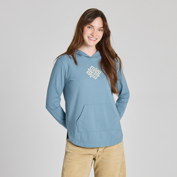 Women's Crusher-Flex Hoodie - Crafty Flower
