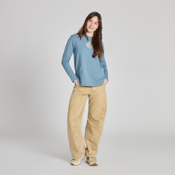 Women's Crusher-Flex Hoodie - Crafty Flower