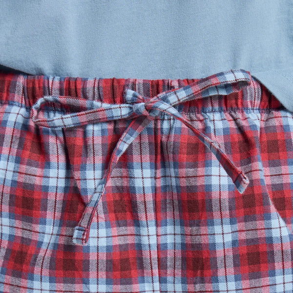 Women's Classic Sleep Pants - Deep Burgandy Checkered