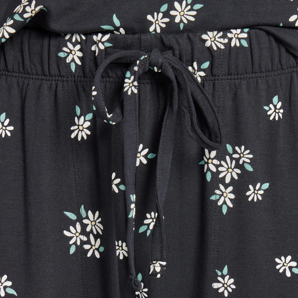 Women's Lightweight Sleep Pant - Wild Daisy Pattern