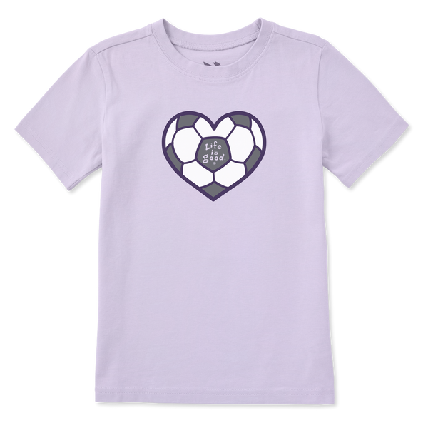 Kid's Crusher Tee - Soccer Heart