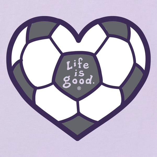Kid's Crusher Tee - Soccer Heart