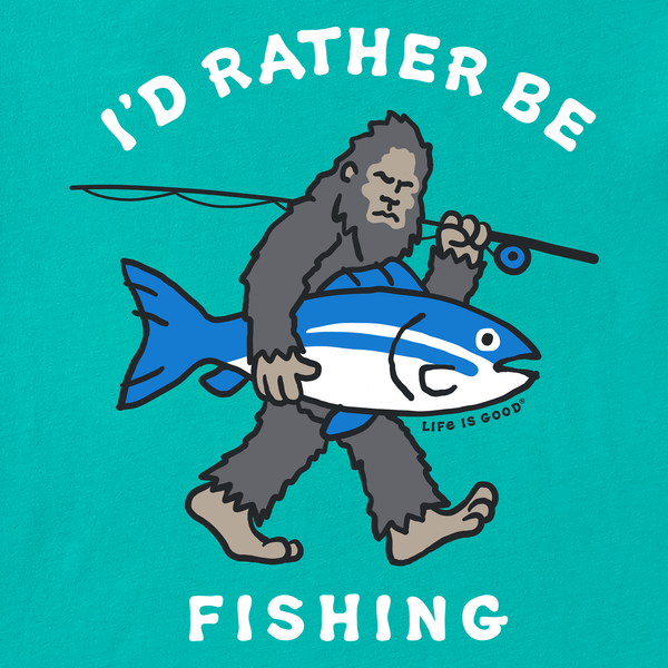 Kid's Crusher Tee - I'd Rather be Fishing