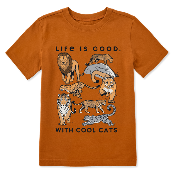Kid's Crusher Tee - LIG with Cool Cats