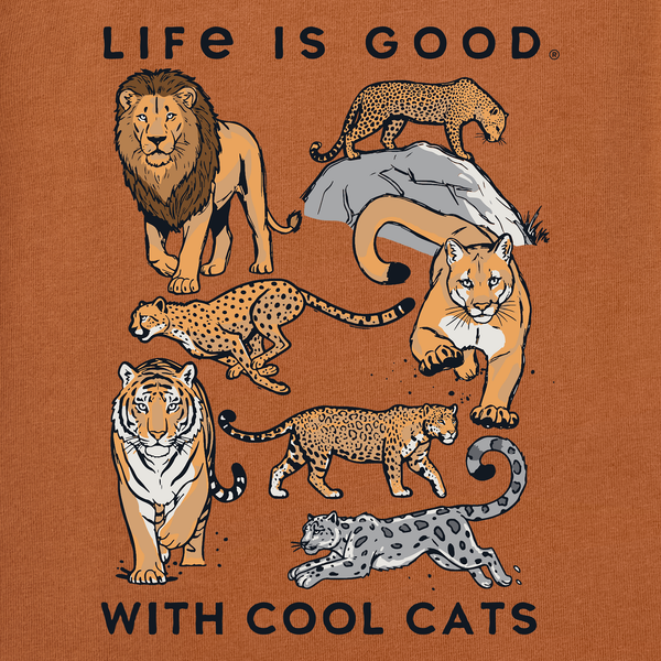 Kid's Crusher Tee - LIG with Cool Cats