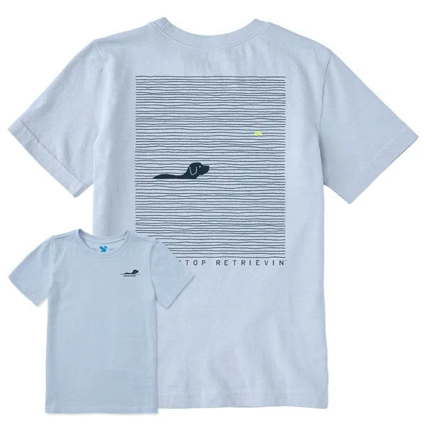 Kid's Crusher Tee - Black Lab Retriever
