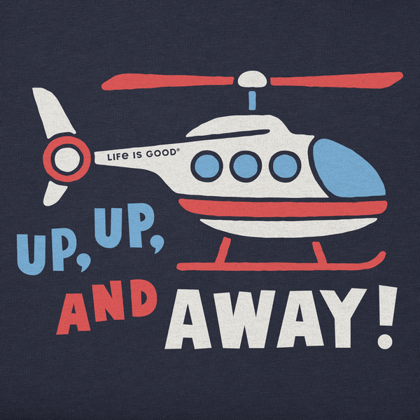 Toddler Long Sleeve Crusher Tee - Up Up and Away