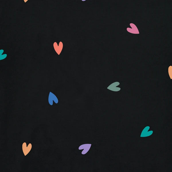 Toddler Long Sleeve Crusher Dress -  Tossed Hearts