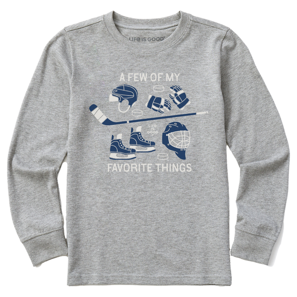 Kid's Long Sleeve Crusher Tee -  A Few of My Fav Hockey