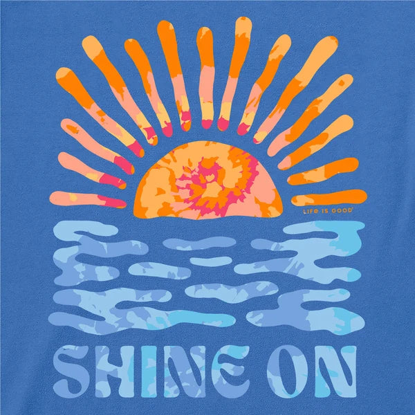 Kid's Long Sleeve Crusher Tee - Shine On Sunset